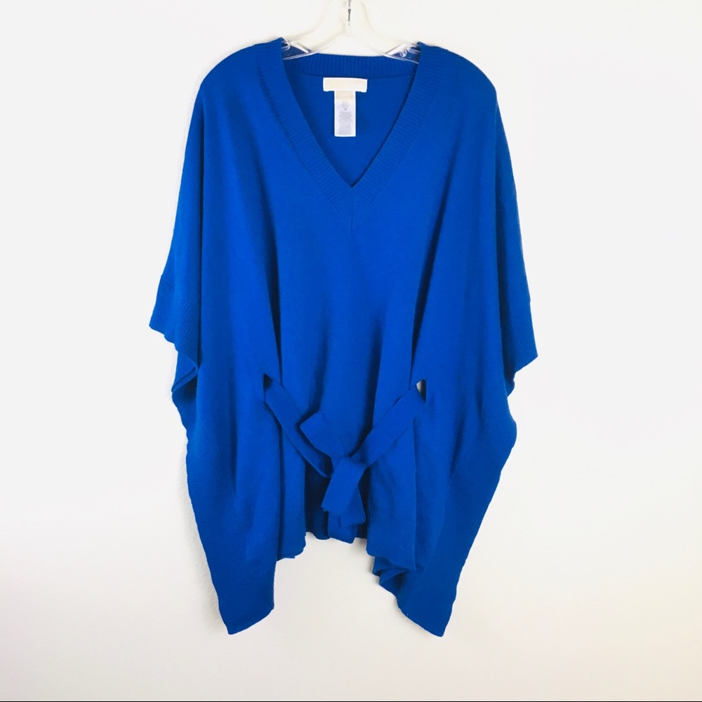Michael Michael Kors V Neck Poncho Top